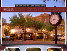 Tablet Screenshot of mainstreeteldorado.org
